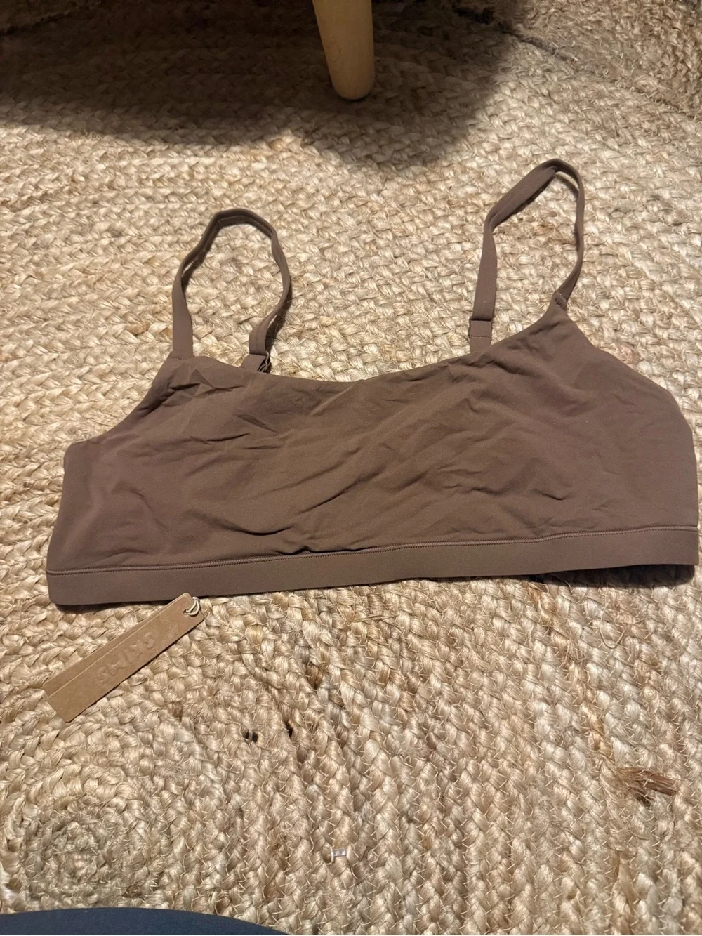 SKIMS Seamless Stretch Bralette - Chocolate Brown